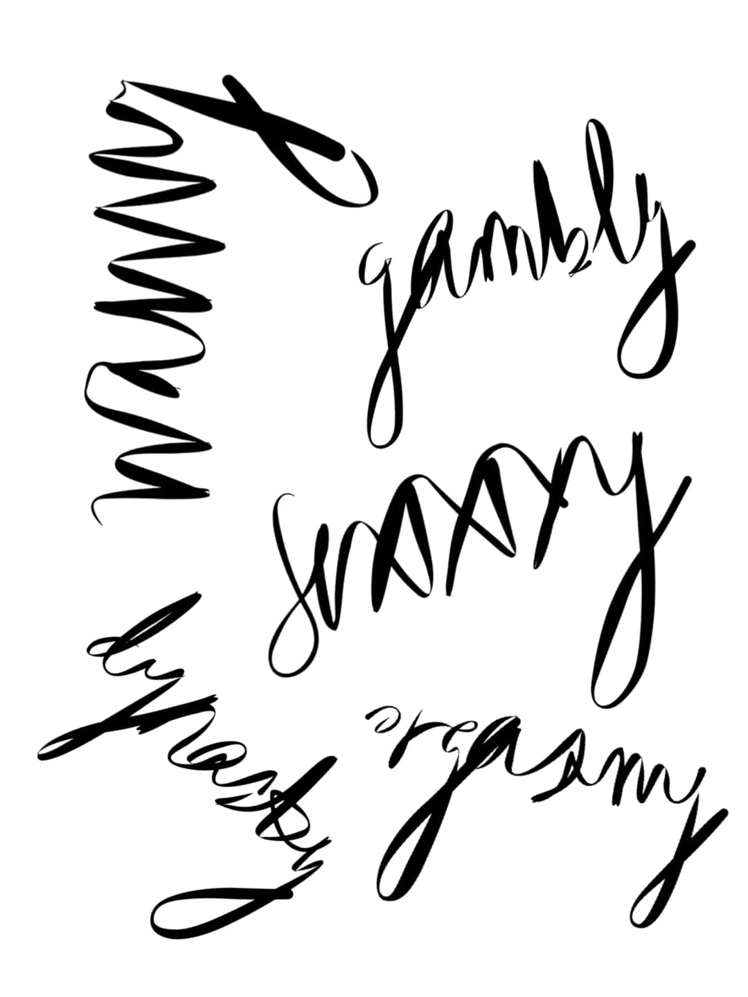 Thierry Lasry, les noms à la main / the names, by hand